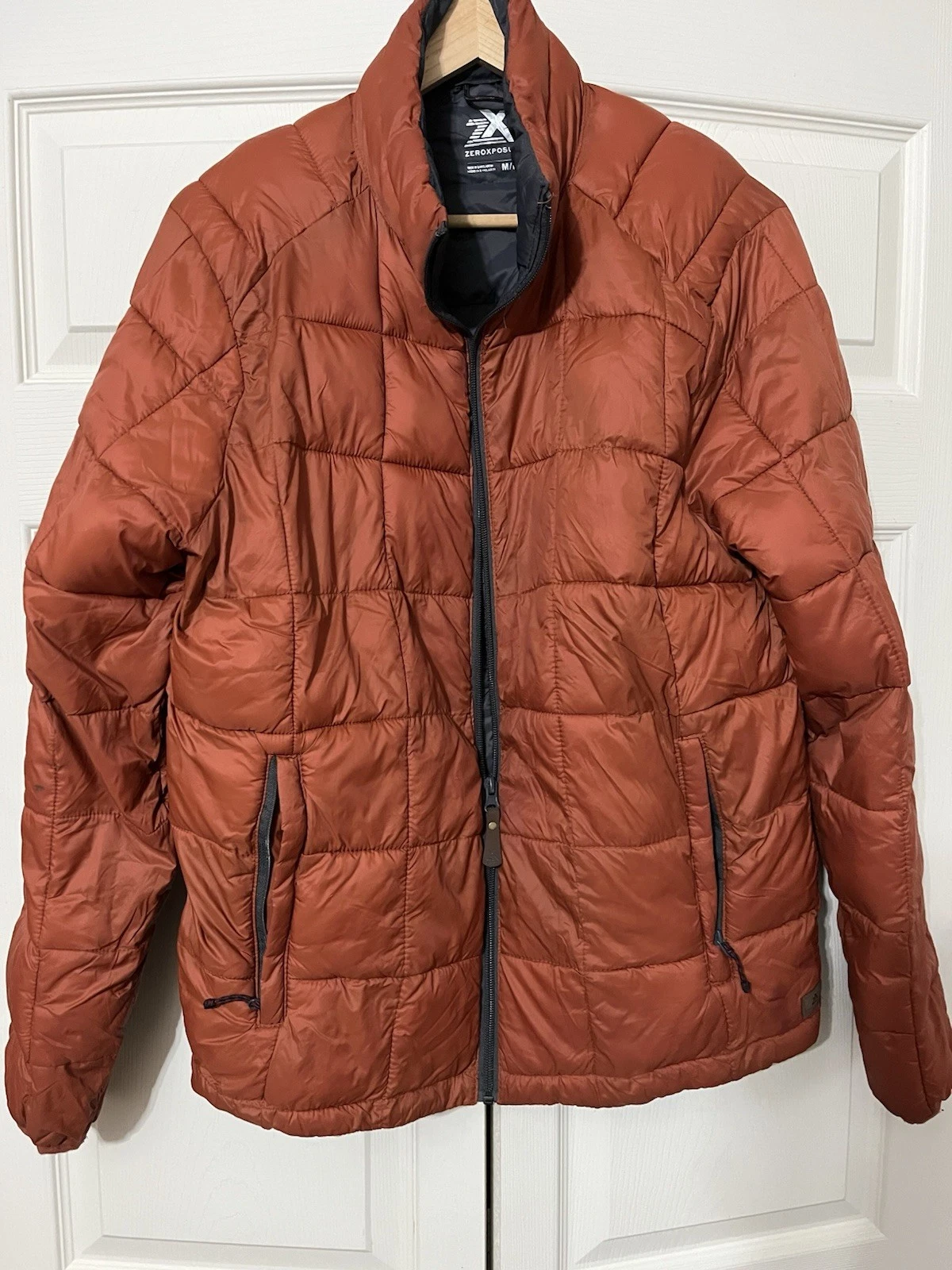 ZeroXposur Men’s Medium ThermoCloud Puffer Jacket Rust pre-owned