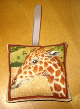 Geschenkanhänger 8x8cm - Giraffe - Geschenke - Deko