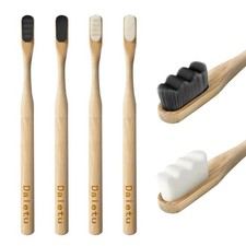 Daletu Extra Soft Bamboo Toothbrushes for Sensitive Gums, 20000 Extra Soft Brist
