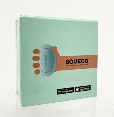 New Squegg Smart Dynamometer Bluetooth Hand Grip & Pinch Strength Trainer Device