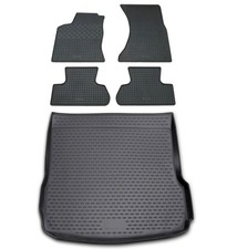 Gummi Kofferraumwanne Fußmatten für Audi Q5 8R ab 2008- Set Passform Matten