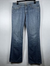 7 For All Mankind Womens Size 30 Blue Low Rise Bootcut Flap Pockets Denim Jeans