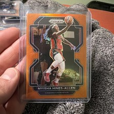 2022 Panini WNBA Prizm #12 Myisha Hines - Allen SP ORANGE PRIZM #d /49🔥(INV 75)