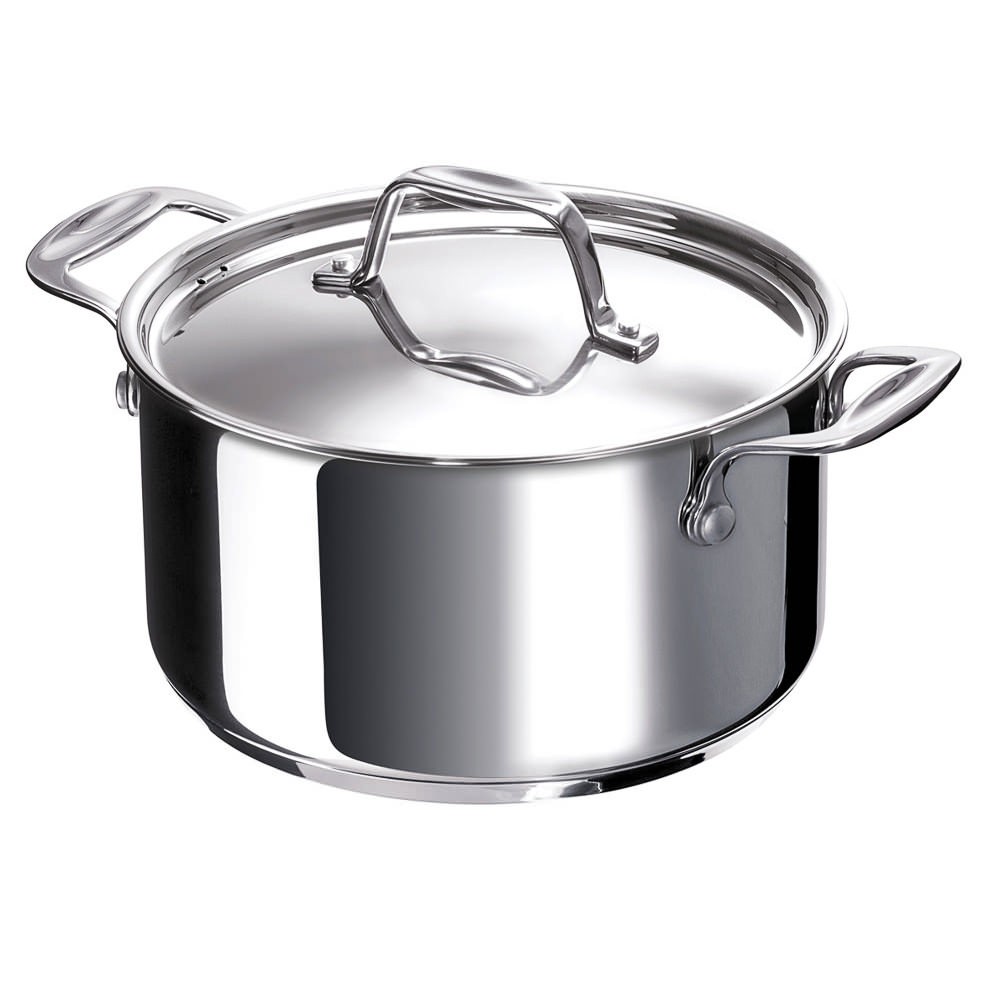 Faitout 26 cm BEKA en inox de 7 l pour cuire sans brûler le fond