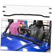  Clear Half Windshield Polycarbonate Compatible with Polaris 2008-2013 RZR 800 