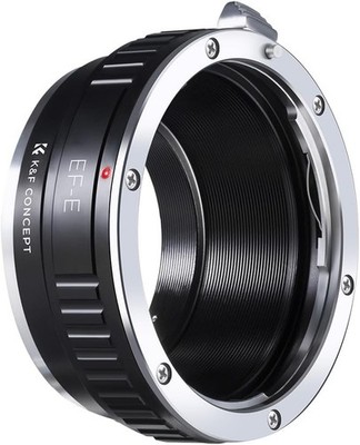 K&F Concept EOS auf NEX Objektivadapter, kompatibel mit Canon EOS EF EF-S Mou