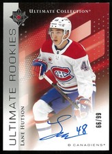 2024-25 UD Ultimate Hockey Lane Hutson RC Rookie Auto /99