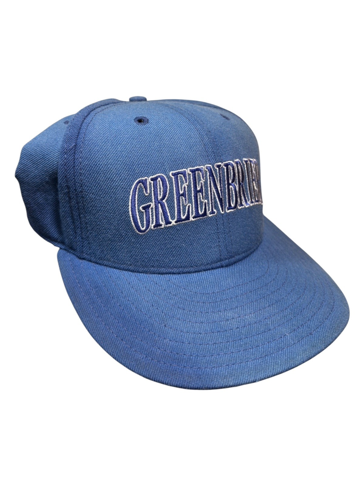 Vintage The Greenbrier Golf Club New Era Fitted Cap - Size 7 3/8 • Rare VTG