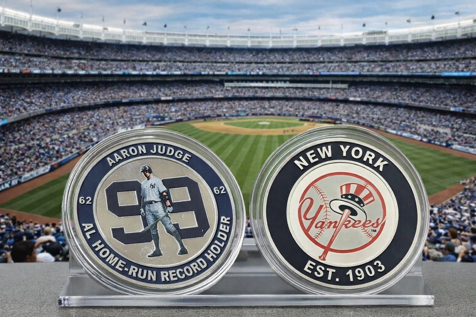 Aaron Judge New York Yankees 55mm coin (one coin only )