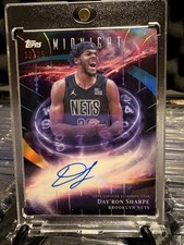 25 Topps Midnight Stroke Of Midnight /25 Day’ron Sharpe