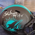 Riddell Miami Dolphins Football Helmet Autographed by Bob Griese '72 '17-0' JSA
