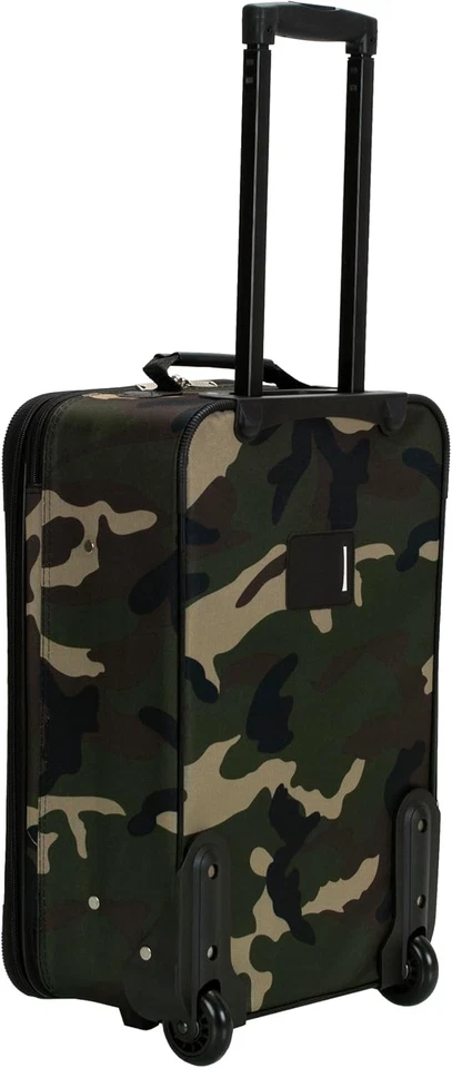 Juego de equipaje vertical Rockland Fashion lado blando, camuflaje, 2 piezas (14/19) Foto 4 de 4