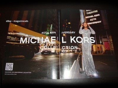 MICHAEL KORS Collection 2-Page PRINT AD Fall 2021 NAOMI CAMPBELL Inez & Vinoodh