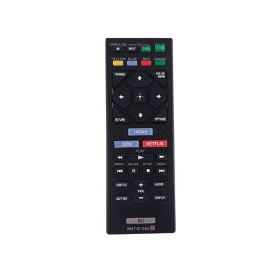 Replacement Sony RMT-B126A Blu-Ray Remote for BDP-S1200 S2200 S3200 S5200 S6200