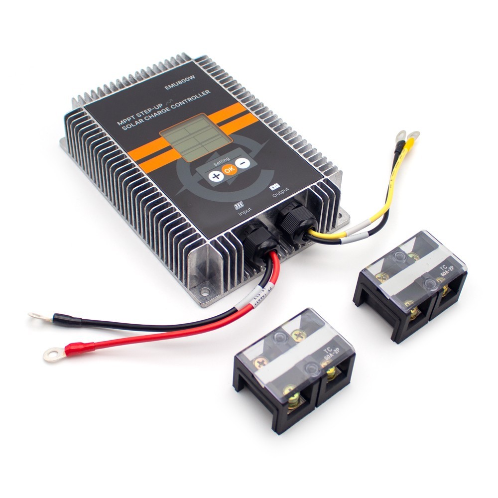 EMU800W MPPT Solar Charge Controller, 24V-85V Adjustable Output, IP67 Waterproof