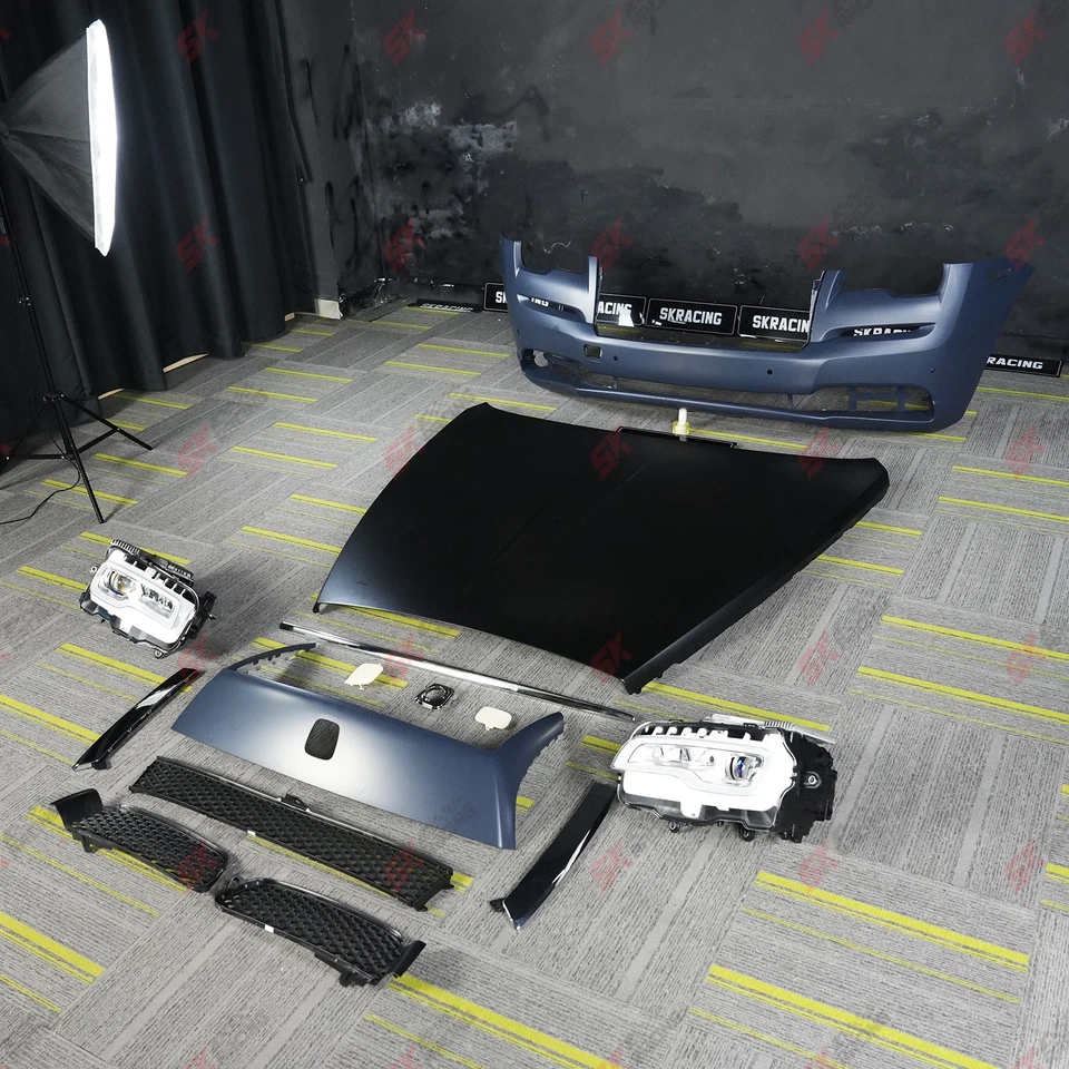 Kits de carrocería de capó de parachoques delantero PP sin pintar para Rolls-Royce Wraith 14-16 Foto 4 de 4