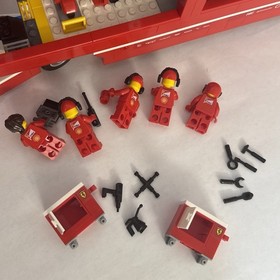 LEGO 75913 Speed Champions Ferrari F14 T & Scuderia Ferrari Truck 98% Complete