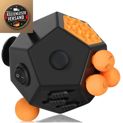 Fidget Cube 12 Seiten Anti Stress ADHS Würfel Spielzeug
