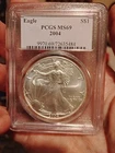 2004 American Silver Eagle $1 PCGS MS69