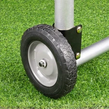 SANKINS Gate Wheel 8" Rubber Gate Caster Heavy Duty Gate Helper Support Wheel...