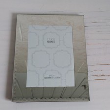 M&S Home Photo Frame Mirrored Ornated Edge Photo 12.5x17.5cm Vertical Horizontal