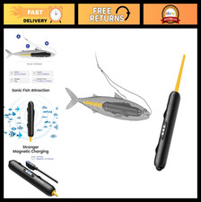 Rechargeable Smart Bait Mini, Robotic Fish Lure with Sound Waves & Vibrations, F