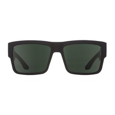 Spy Optics Cyrus Happy Gray Green Polar Sunglasses Soft Matte Black 
