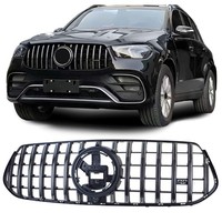 Sport KüHlergrill Schwarz Chrom FüR Mercedes Gle V167 Coupe C167 18-23 Mit Amg