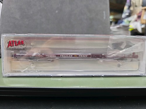Atlas N Scale F89J Flat Car, Brown "As Delivered" 600964 - Item #50003126 NIB | Condition: New