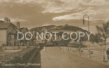 Vintage Postcard Minehead Somerset Street Scene