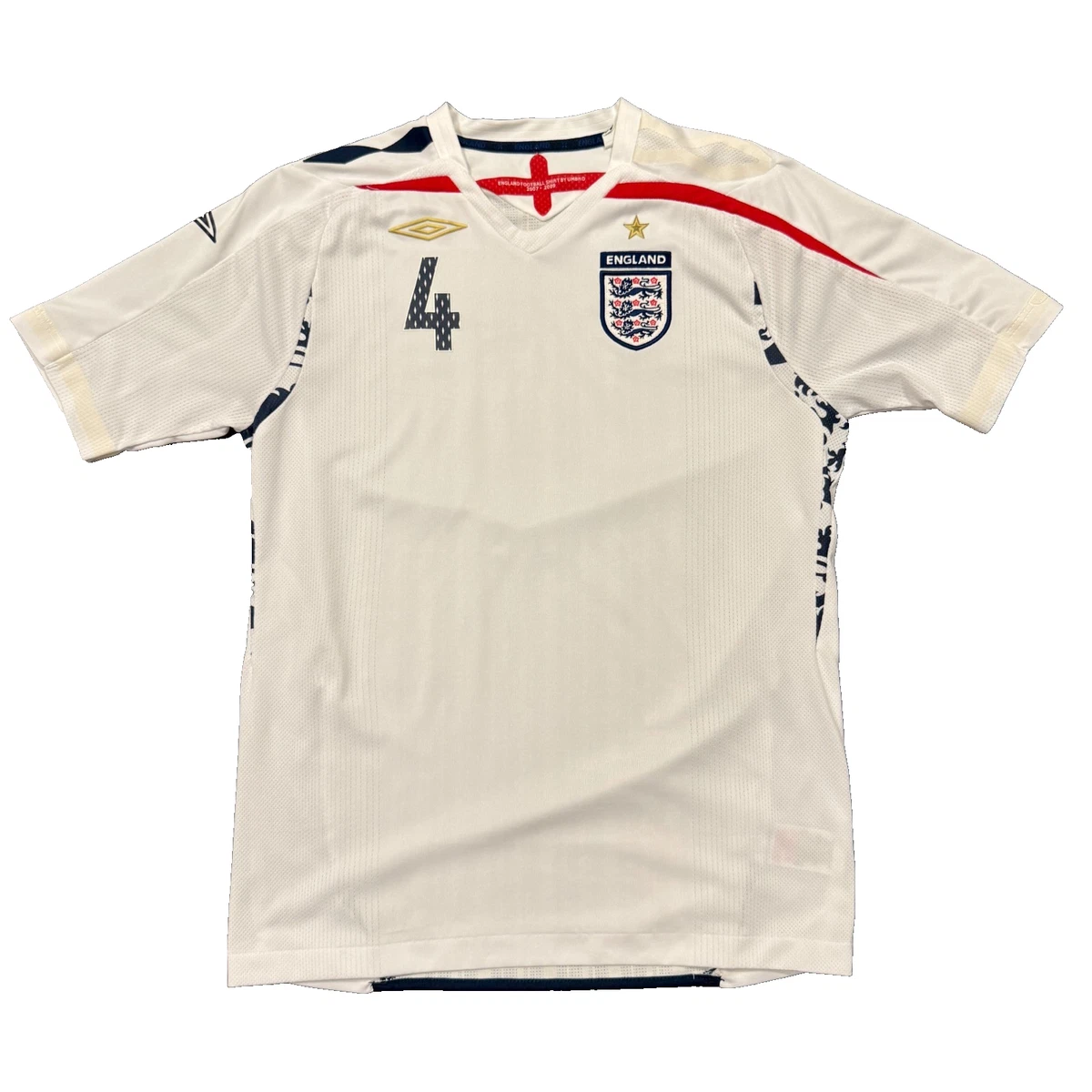 England White Size XL National Team Soccer Fan Apparel & Souvenirs