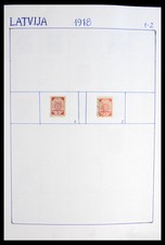 LATVIA 1918-2007 MNH MH Used in 3 Albums Stamp Collection