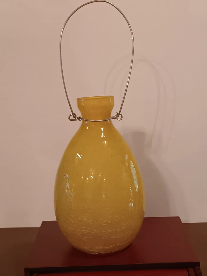 ACHLA Tear Rooting Vase Yellow - 11  1/4 In. Tall Very Nice - Image 3 of 4