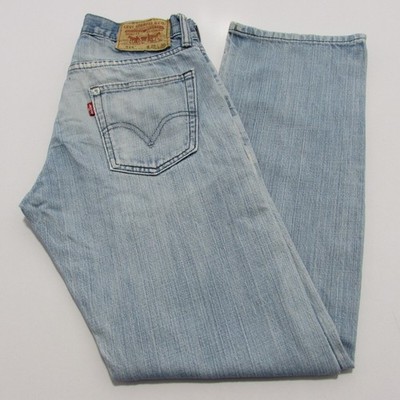 Levis 514 Herren Slim Fit Straight Leg Blau Jeans W29 / L30 REF (M18507)
