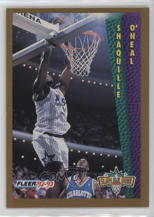 1992-93 Fleer Slam Dunk Shaquille O'Neal #298 HOF 0w7