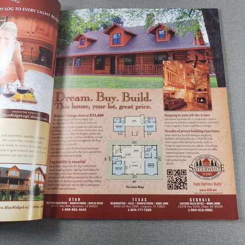 Log Home Living Magazine August 2012 Classic Cabins Lifestyle Tradition - Picture 4 of 4