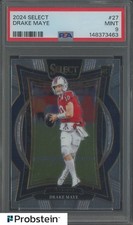 2024 Panini Select #27 Drake Maye New England Patriots RC Rookie PSA 9 MINT