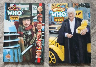 2 X Doctor Who Yearbook 1984 And 1985 Hardback Unclipped Excellent Condition