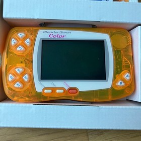 Bandai WonderSwan Wonder Swan WS Color Console Orange with Box Tested