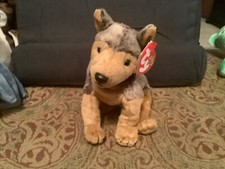TY Beanie Baby - SARGE the German Shepherd Dog 6 inch - MWMTs Stuffed Animal