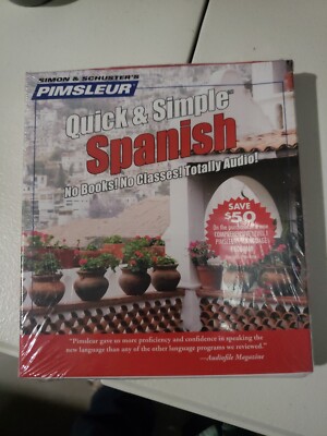 Pimsleur Quick and Simple Spanish CD Brand New Sealed