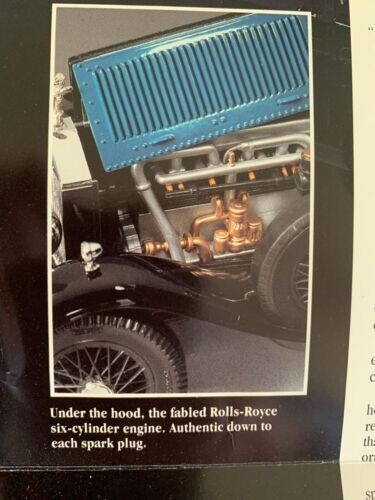 Franklin Mint 1929 Rolls-Royce Phantom I Cabriolet De Ville 1/24 Diecast Car - Picture 3 of 4