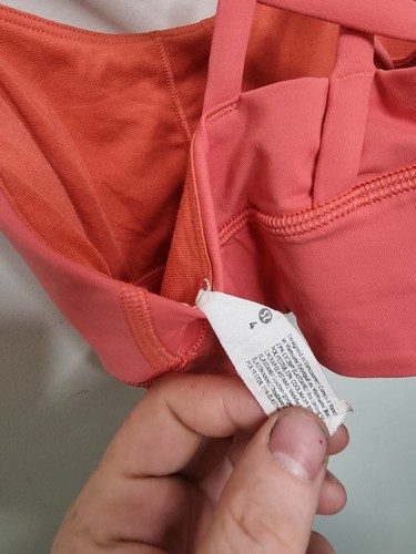 lululemon top womens size 4 sports bra running gym active - Picture 3 of 3
