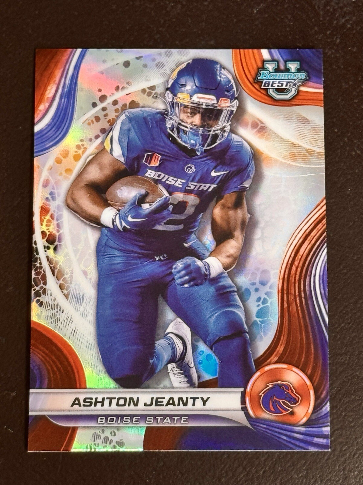 Ashton Jeanty 2024 Bowman University Best Refractor Boise State #85