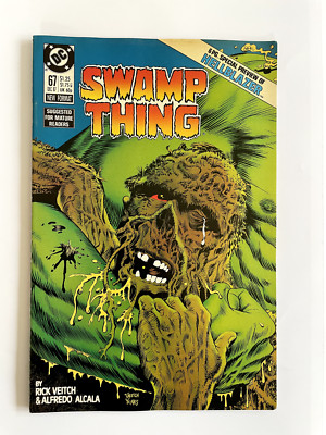 Swamp Thing #67 (1987) Sehr schön - 7,5 John Constantine, Solomon Grundy. Rick Veitch.