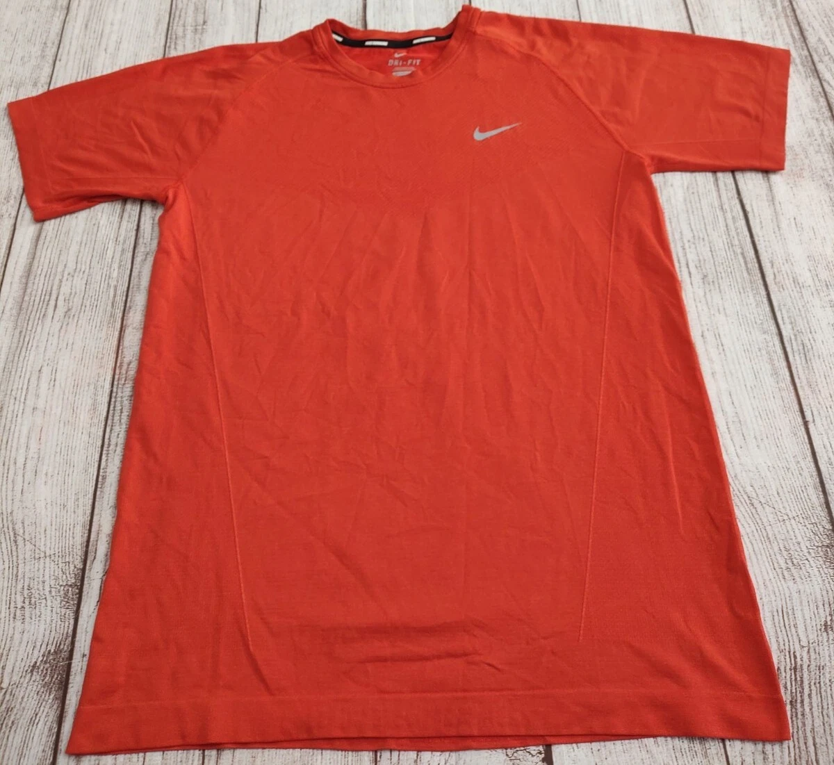 Nike dri fit running shirts red Clearance