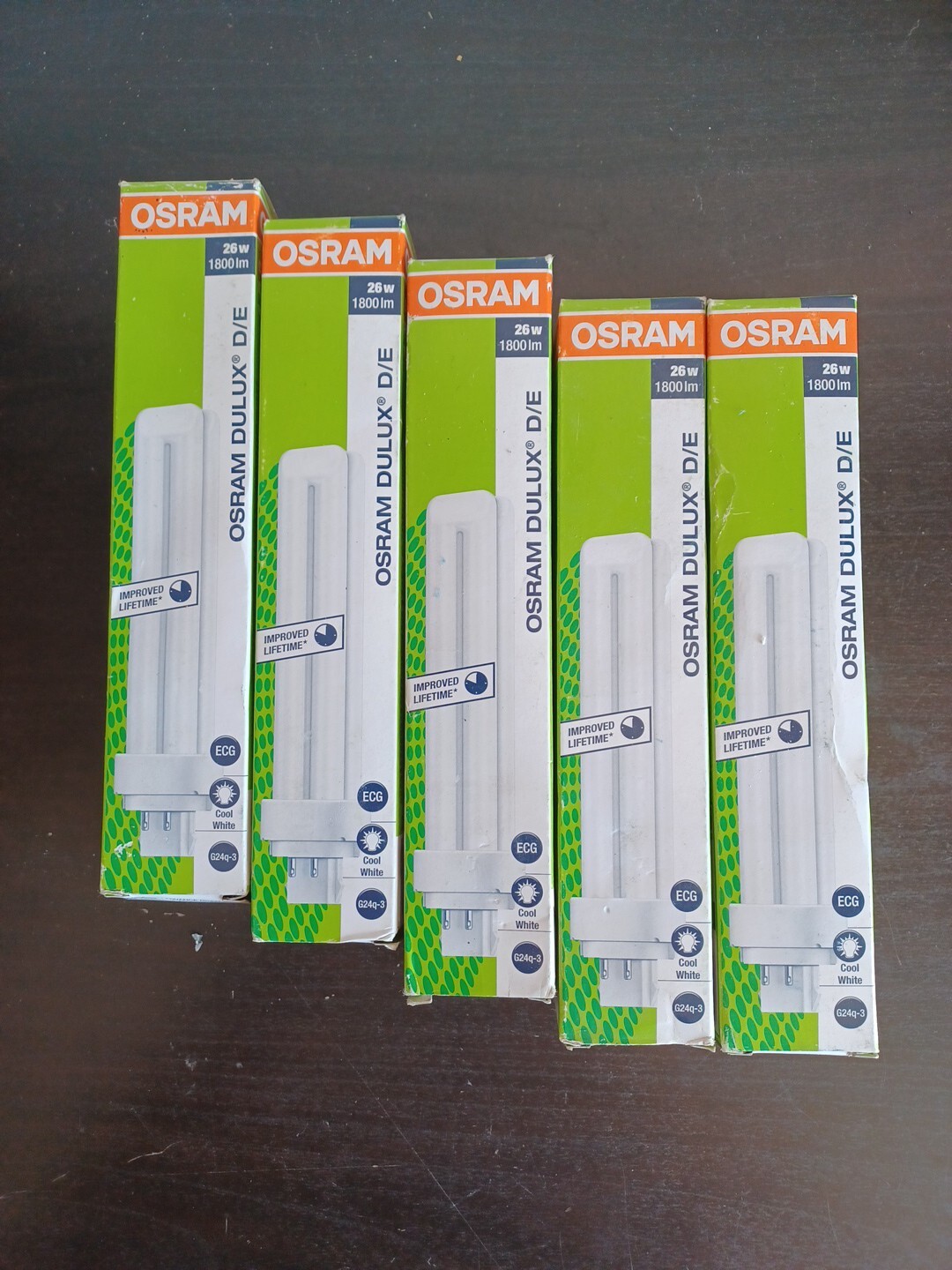 N° 5 LAMPADE OSRAM Dulux D/E 26W/840 G24Q-3  4pin
