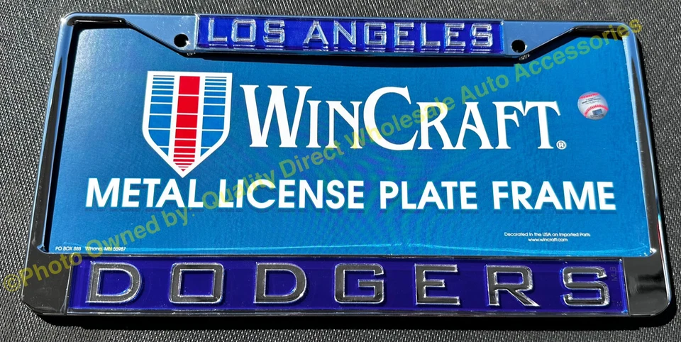 LA DODGERS BASEBALL ✅ AUTHENTIC MLB Metal License Plate Frame 🚚💨BEST GIFT 🎁 - Image 2 of 4