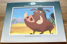 The Lion King's Timon And Pumbaa Disney Television Production Animation Cel Rare