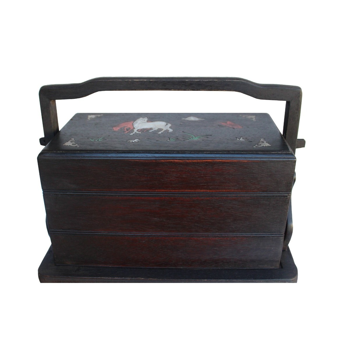 Traditional Vintage Chinese Multi Tray Wood Basket Box ws1056S Traditional Vintage Chinese Multi Tray Wood Basket Box ws1056S